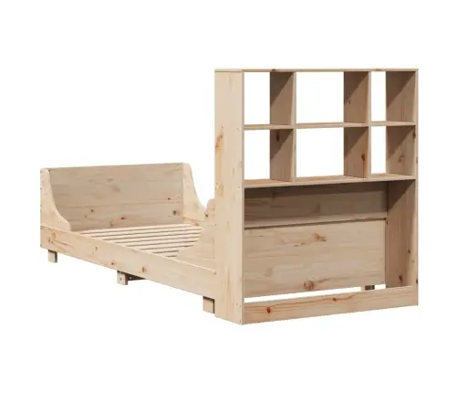 Riiuliga Voodiraam Ilma Madratsita, 90X200 cm Puit