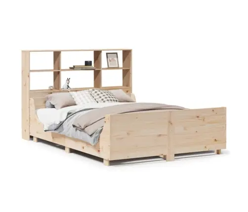 Riiuliga Voodiraam Ilma Madratsita, 140X190 cm Puit