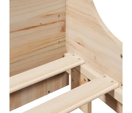 Riiuliga Voodiraam Ilma Madratsita, 140X190 cm Puit