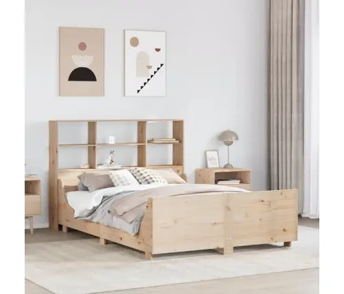 Riiuliga Voodiraam Ilma Madratsita, 140X190 cm Puit