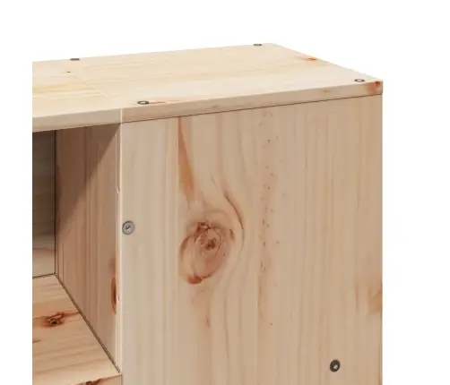 Gulta Ar Grāmatu Plauktu, Bez Matrača, 140X200 Cm, Masīvkoks Vidaxl