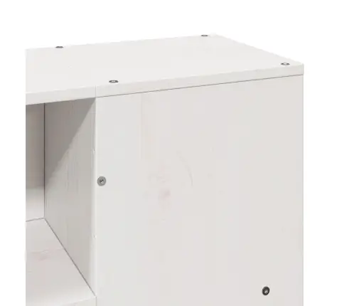 Riiuliga Voodiraam Ilma Madratsita, Valge, 150X200cm Puit