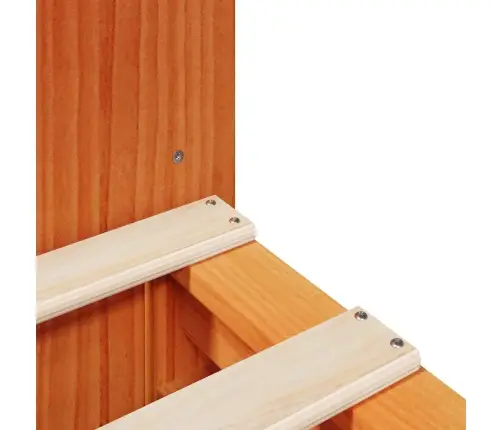 Gulta Ar Grāmatu Plauktu, Bez Matrača, 150X200 Cm, Priedes Koks Vidaxl