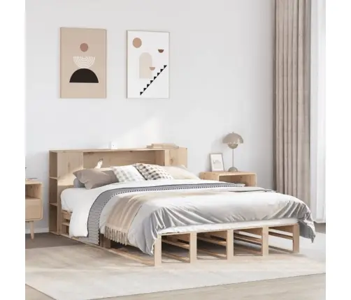 Riiuliga Voodiraam Ilma Madratsita, 120X190 cm Puit