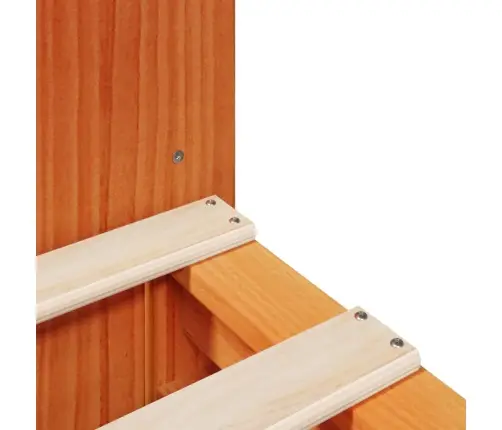 Gulta Ar Grāmatu Plauktu, Bez Matrača, 140X190 Cm, Priedes Koks Vidaxl