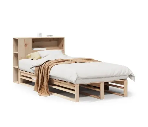 Riiuliga Voodiraam Ilma Madratsita, 90X200 cm Puit