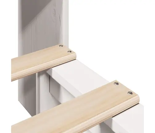 Gulta Ar Grāmatu Plauktu, Bez Matrača, 75X190 Cm, Masīvkoks Vidaxl