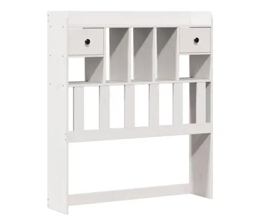 Gulta Ar Grāmatu Plauktu, Bez Matrača, 90X200 Cm, Priedes Koks Vidaxl