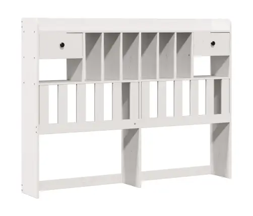 Gulta Ar Grāmatu Plauktu, Bez Matrača, 160X200 Cm, Priedes Koks Vidaxl