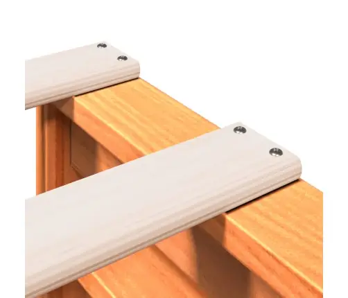 Lova Su Knygų Spinta Be Čiužinio, Ruda, 140X190cm Pušis