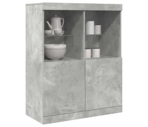 Puhvetkapp, Betoonhall, 81X37X100 cm Tehispuit