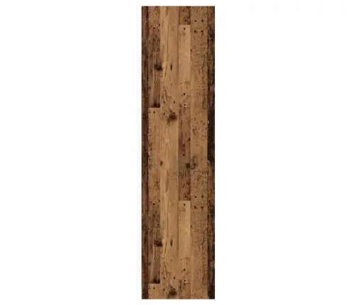 Skapis, 100X50X200 Cm, Veca Koka Krāsā, Inženierijas Koks Vidaxl