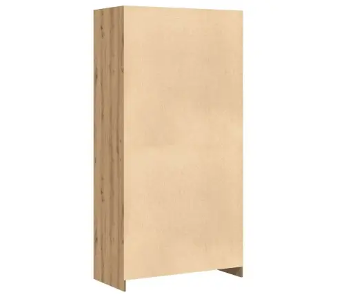 Drēbju Skapis, Koka Krāsa, 100X50X200 Cm, Inženierijas Koks Vidaxl