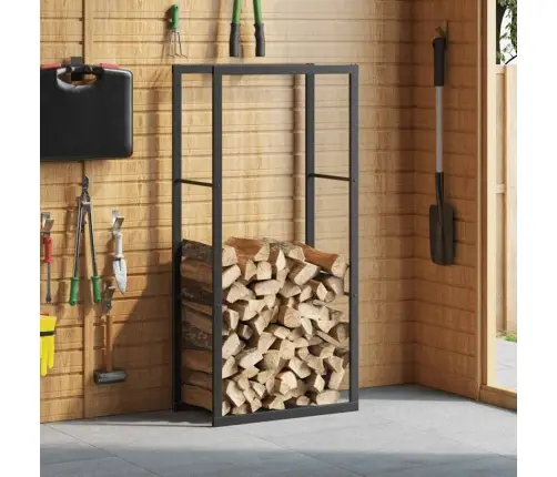 Malkas Plaukts Melns 55X30X116 Cm Tērauds Vidaxl