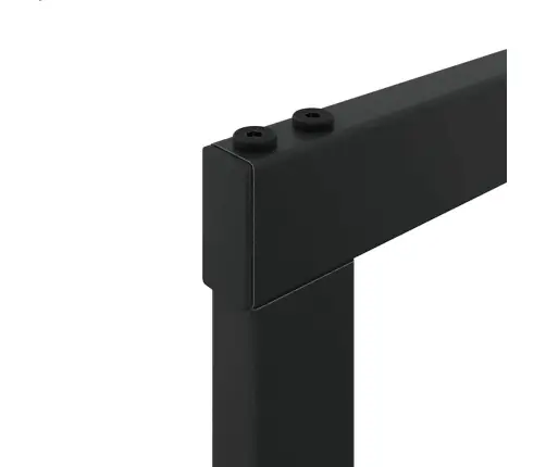 Malkų Lentyna Juoda 100X30X209 Cm Plienas