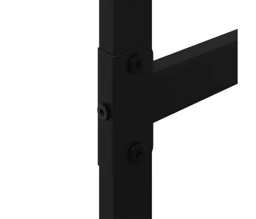 Malkų Lentyna Juoda 100X30X209 Cm Plienas