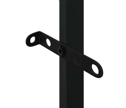 Malkų Lentyna Juoda 100X30X209 Cm Plienas