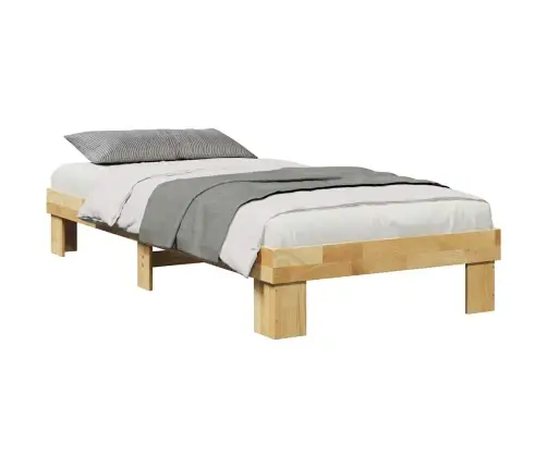 Lovos Rėmas Be Čiužinio 75X190 Cm Ąžuolo Masyvo Lovos Rėmas Be Čiužinio 75X190 Cm Ąžuolo Masyvo