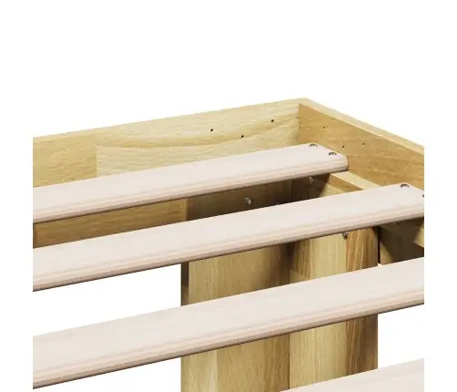 Lovos Rėmas Be Čiužinio 75X190 Cm Ąžuolo Masyvo Lovos Rėmas Be Čiužinio 75X190 Cm Ąžuolo Masyvo