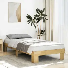 Lovos Rėmas Be Čiužinio 75X190 Cm Ąžuolo Masyvo Lovos Rėmas Be Čiužinio 75X190 Cm Ąžuolo Masyvo