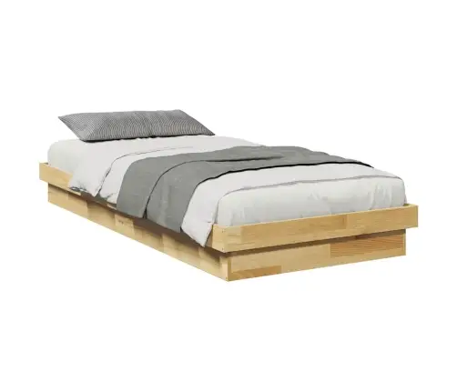 Lovos Rėmas Be Čiužinio 100X200 Cm Ąžuolo Masyvo