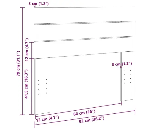 Galvūgalis, 90 cm Ąžuolo Masyvas