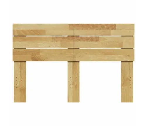 Galvgalis 120 Cm Masīvkoka Ozols Vidaxl