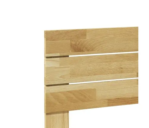 Galvas Klājs 135 Cm Masīvkoka Ozols Vidaxl