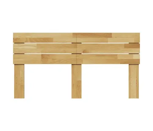 Galvgalis 140 Cm Masīvkoka Ozols Vidaxl