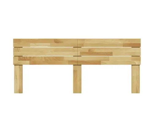 Galvgalis 180 Cm Masīvkoka Ozols Vidaxl