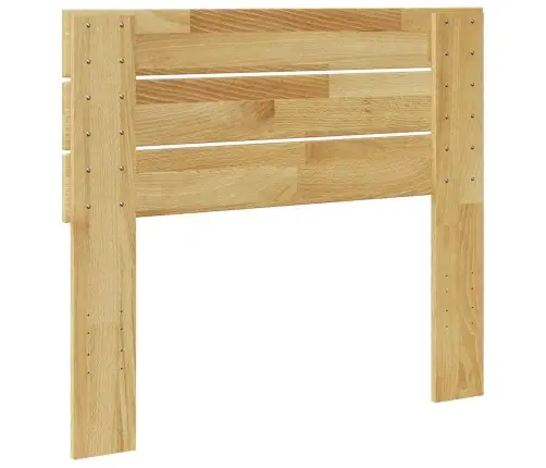 Galvgalis 80 Cm Masīvkoka Ozols Vidaxl