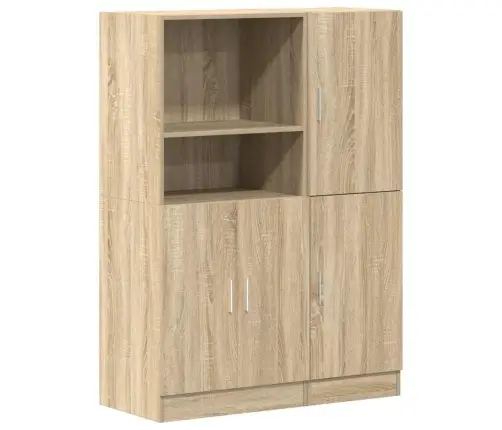 2-Daļīgs Virtuves Skapīšu Komplekts, Ozola, Inženierijas Koks Vidaxl