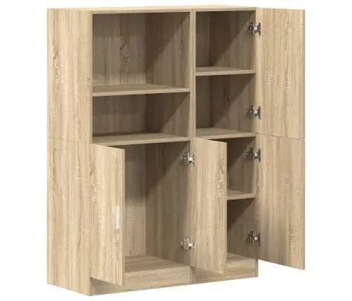 2-Daļīgs Virtuves Skapīšu Komplekts, Ozola, Inženierijas Koks Vidaxl