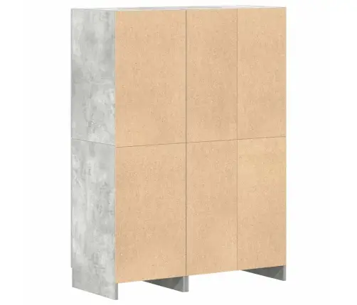 2-Daļīgs Virtuves Skapīšu Komplekts, Pelēks, Inženierijas Koks Vidaxl