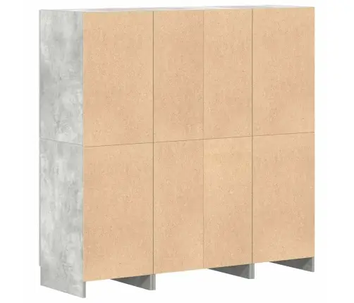 3-Daļīgs Virtuves Skapīšu Komplekts, Pelēks, Inženierijas Koks Vidaxl