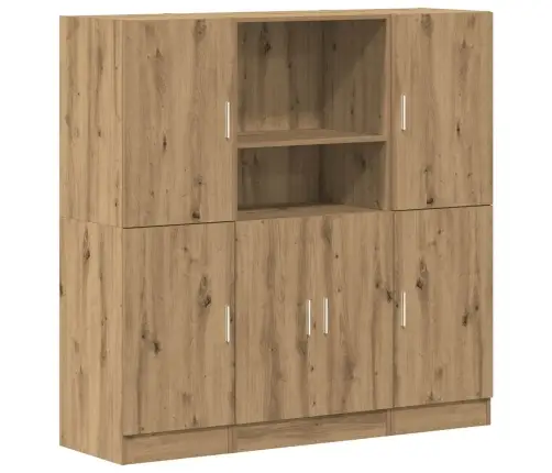 3-Daļīgs Virtuves Skapīšu Komplekts, Inženierijas Koks Vidaxl