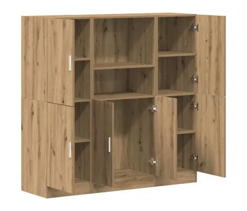 3-Daļīgs Virtuves Skapīšu Komplekts, Inženierijas Koks Vidaxl