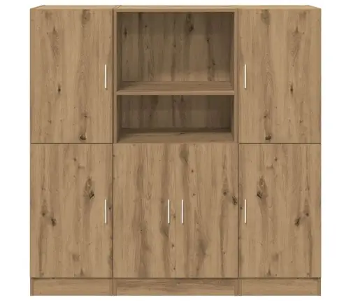 3-Daļīgs Virtuves Skapīšu Komplekts, Inženierijas Koks Vidaxl