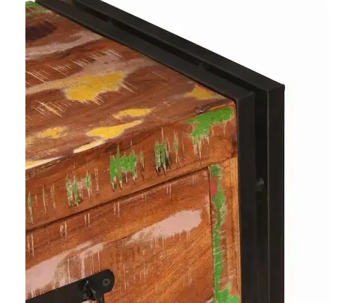 Konsoles Galdi (2 Gab.) Ar Atvilktnēm - Daudzkrāsas, Izgatavoti No Pārstrādāta Masīvkoka Vidaxl