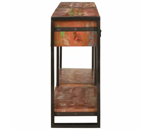 Konsoles Galdi (2 Gab.) Ar Atvilktnēm - Daudzkrāsas, Izgatavoti No Pārstrādāta Masīvkoka Vidaxl