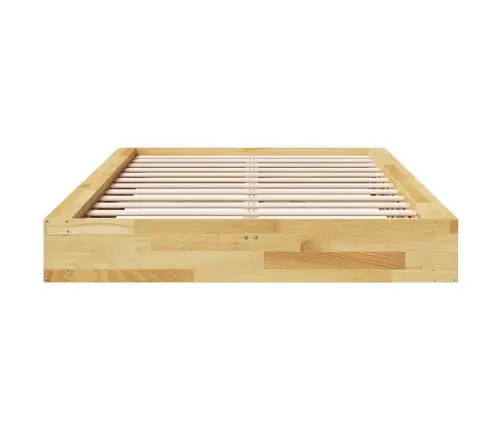 Voodiraam Ilma Madratsita 120X190 Cm Täispuidust Tamm