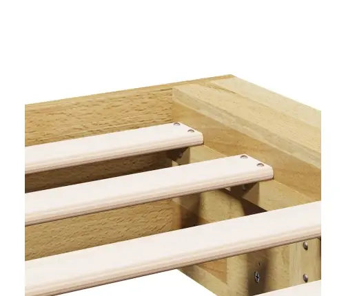 Voodiraam Ilma Madratsita 120X190 Cm Täispuidust Tamm