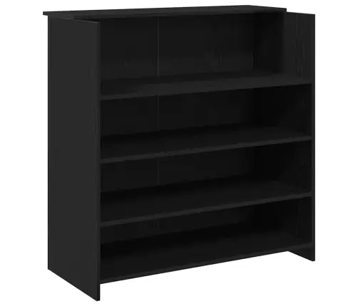 Registratūros Stalas, Juodo Ąžuolo Spalvos, 100X50X103,5 cm Inžinerinė Mediena