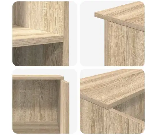 Registratūros Stalas, Sonoma Ąžuolo Spalvos, 100X50X103,5 cm Inžinerinė Mediena