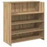 Reģistratūra, Koka Krāsa, 100X50X103,5 Cm, Inženierijas Koks Vidaxl