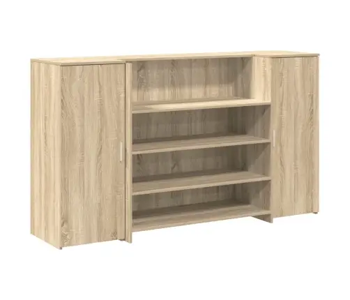 Registratūra, Sonoma Ąžuolo, 180X50X103,5 cm Apdirbta Mediena