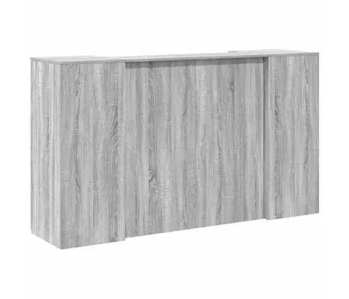 Registratūra, Pilkas Ąžuolo, 180X50X103,5 cm Apdirbta Mediena
