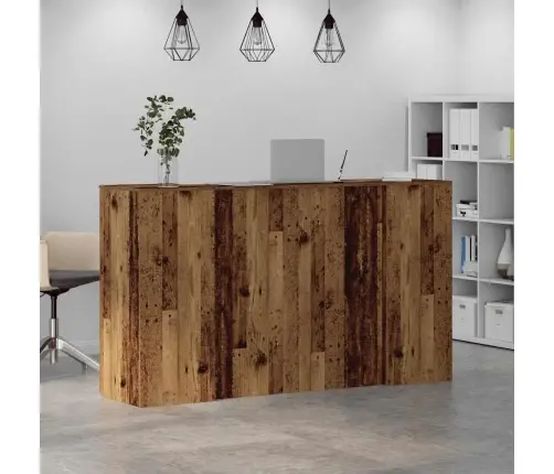 Registratūra, Medienos, 180X50X103,5 cm Apdirbta Mediena