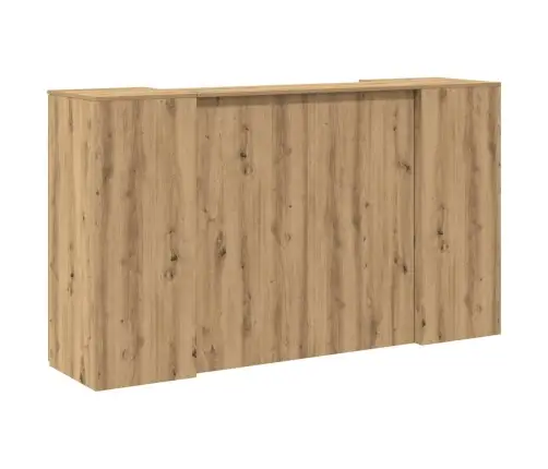 Reģistratūra, Koka Krāsa, 180X50X103,5 Cm, Inženierijas Koks Vidaxl