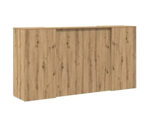 Reģistratūra, Koka Krāsa, 200X50X103,5 Cm, Inženierijas Koks Vidaxl